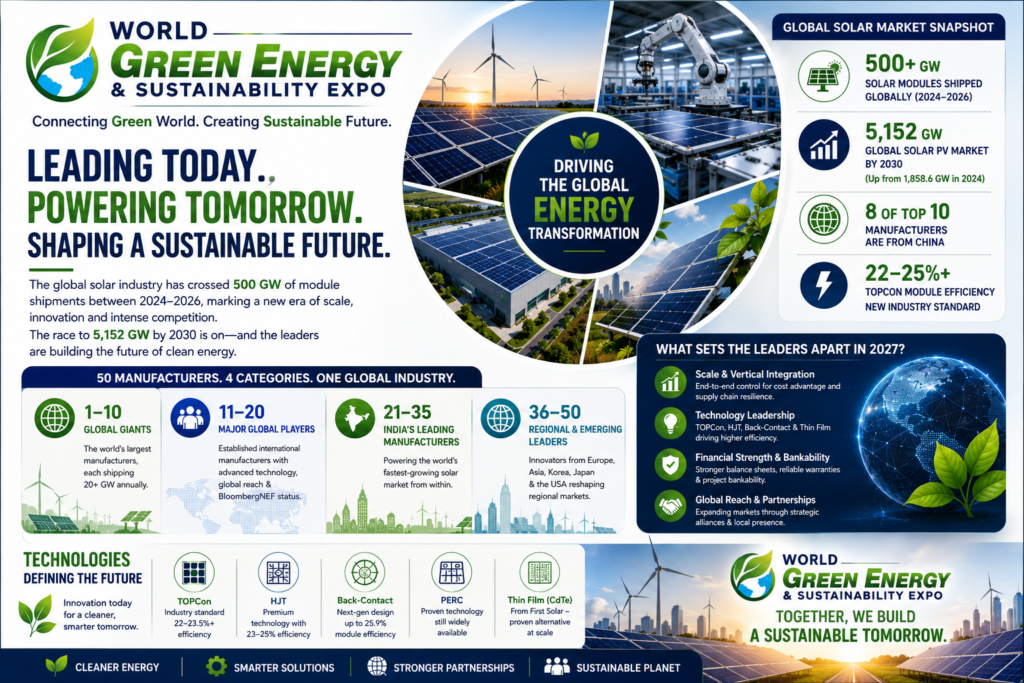 Solar Panel Manufacturers - WGES Expo